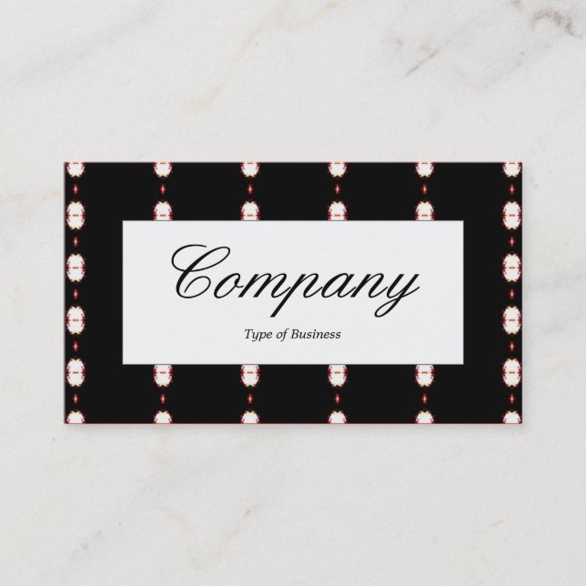 Centre Label - Ruby Lights Visitenkarte (Vorderseite)