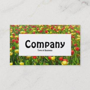 Centre Label - Sea of Tulips II Visitenkarte