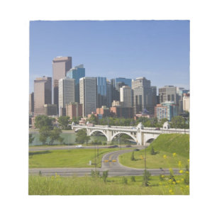 Centre St Bridge and Downtown Calgary, Alberta, Notizblock