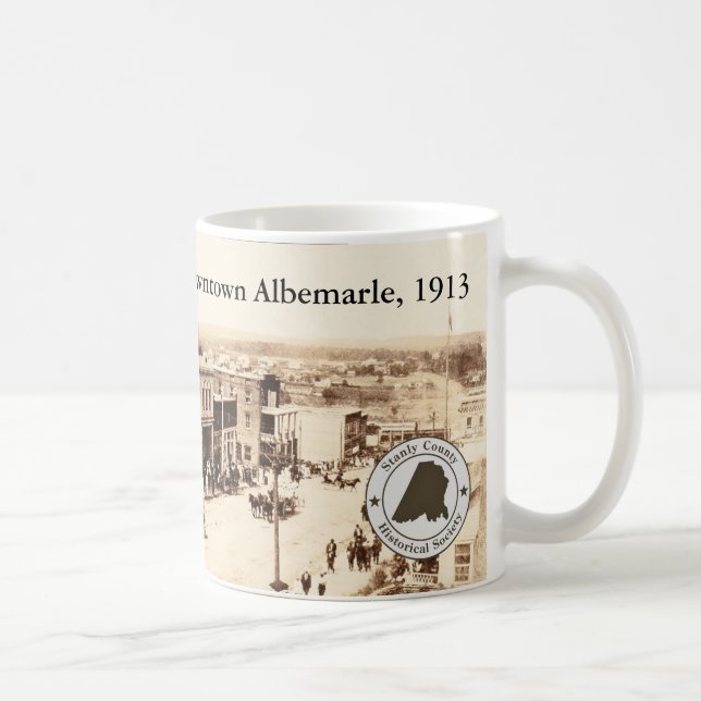 Centre-ville d'Albemarle - Café Mug (Droite)