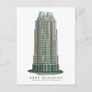 Centre-ville de Raleigh, NC Carte postale