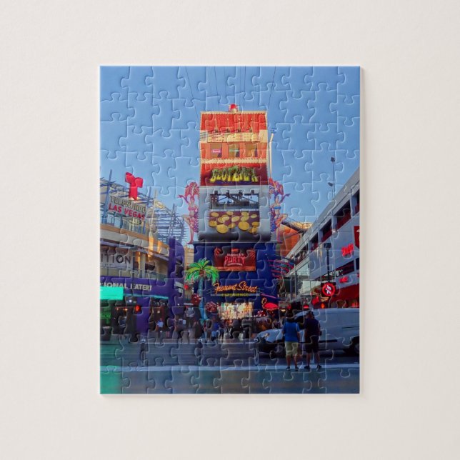 Centre-ville Las Vegas #2 Jigsaw Puzzle (Vertical)