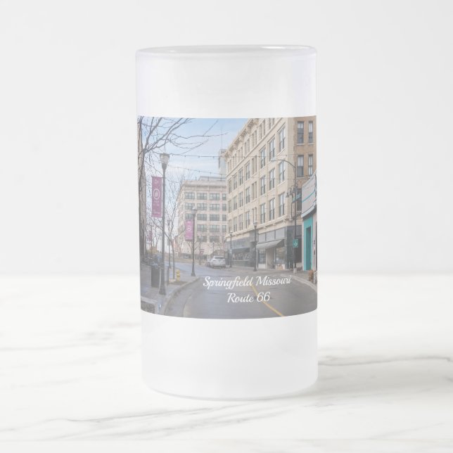 Centre-ville Springfield Verre givrée Beer Mug (Centre)
