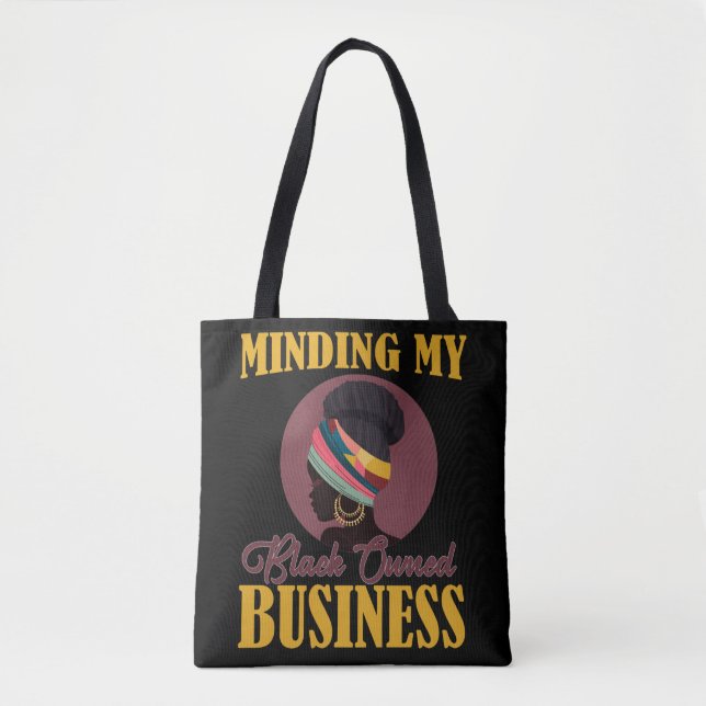 CEO Afrikanischer Mittelstand Tasche (Vorderseite)