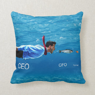 CEO, CFO, C-ya neueres Geschäfts-Spaß-Kissen Kissen