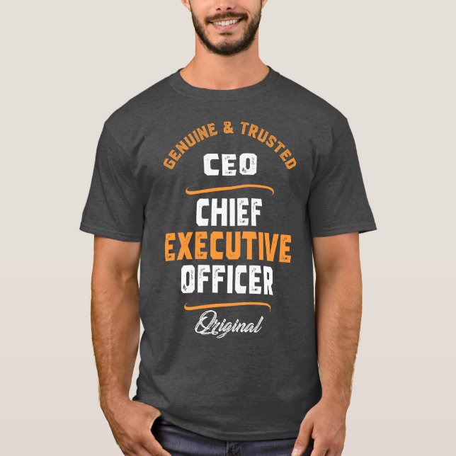 CEO - Chief Führungskraft Officer T-Shirt (Vorderseite)