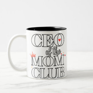 CEO des Mama Clubs - Muttertagsgeschenk für Zweifarbige Tasse