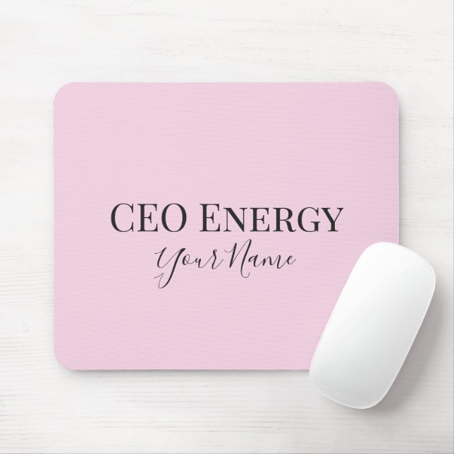 CEO Energy Personalized Mouse Pad – Feminine CEO  Mousepad (Mit Mouse)
