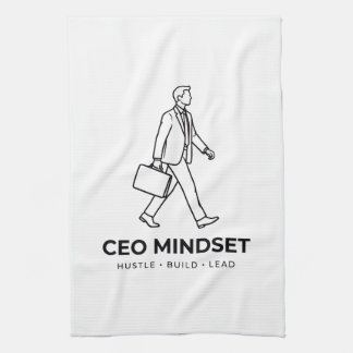 CEO-Mentalität für Geschäftsmann Geschirrtuch