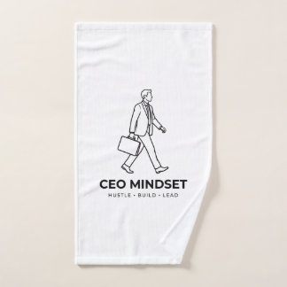 CEO-Mentalität für Geschäftsmann Handtuch