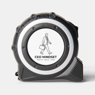 CEO-Mentalität für Geschäftsmann Maßband