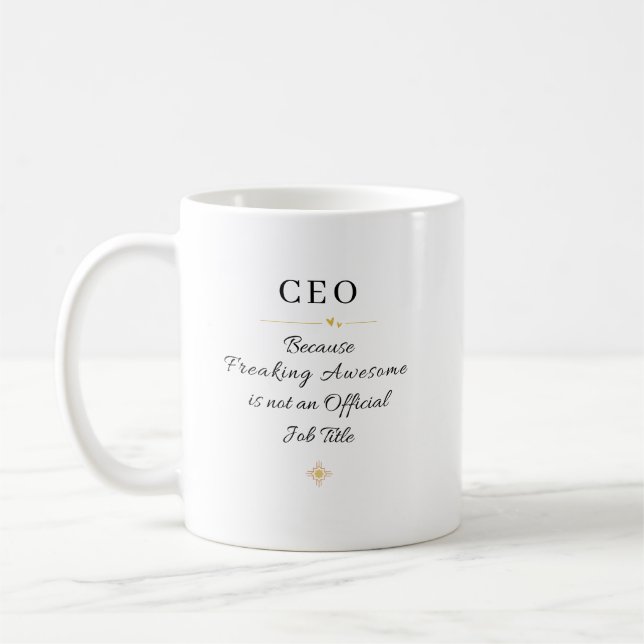 CEO Office Quote Kaffeetasse (Links)