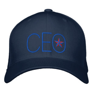 CEO Star Boss Embroidery Bestickte Baseballkappe