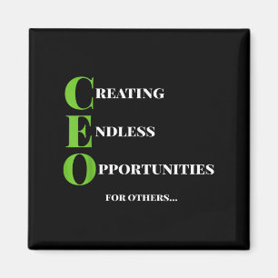 Ceo T Shirt für das Moti "Boss Success" Magnet