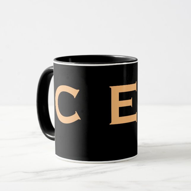 CEO Tasse No Nonsense Chief Führungskraft Geschenk (Vorderseite Links)