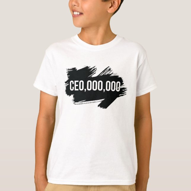 CEO, Unternehmer 000.000 T-Shirt (Vorderseite)