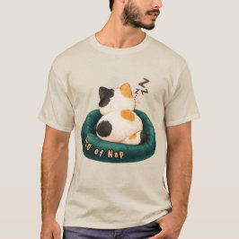 "CEO von Nap" Katze schläft auf dem Sofa T-Shirt
