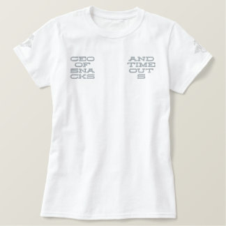 CEO von Snacks & Time Outs Besticktes T-Shirt