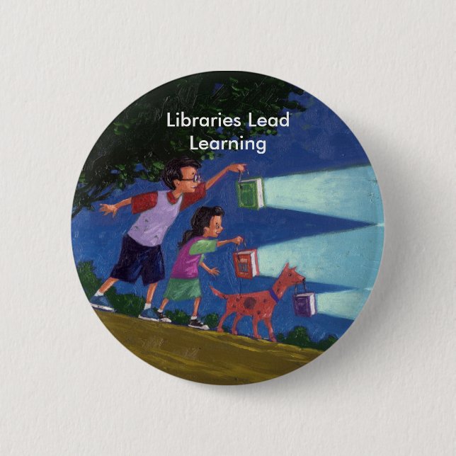 Cepeda-Medium Res, Bibliotheks-Führungs-Lernen Button (Vorderseite)