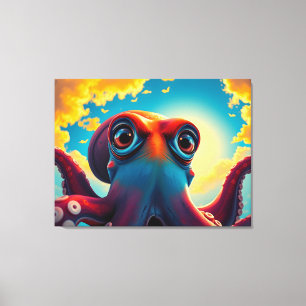 Cephalopod Leinwanddruck
