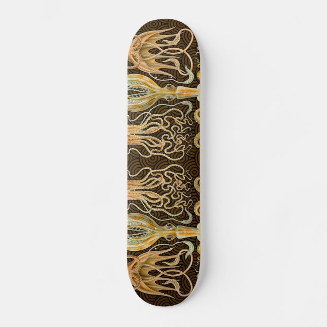 Cephalopod Octopus Tintenfisch Sea Skateboard (Vorderseite)