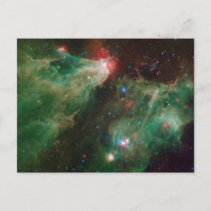 Cepheus B und C Grüner Nebel Postkarte