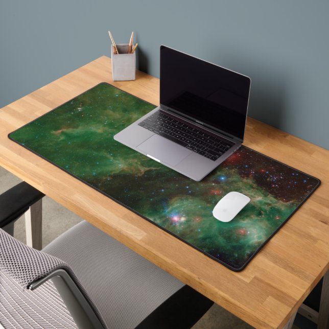 Cepheus B und C Grüner Nebel Schreibtischunterlage (Büro 2)