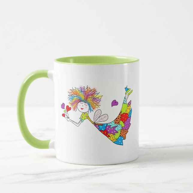 Ceramic Mug Whimsical Fairy Tasse (Links)