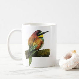 Ceramic mug with Bee-eater design Kaffeetasse