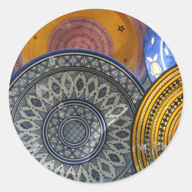 Ceramic Plate Runder Aufkleber (Vorderseite)