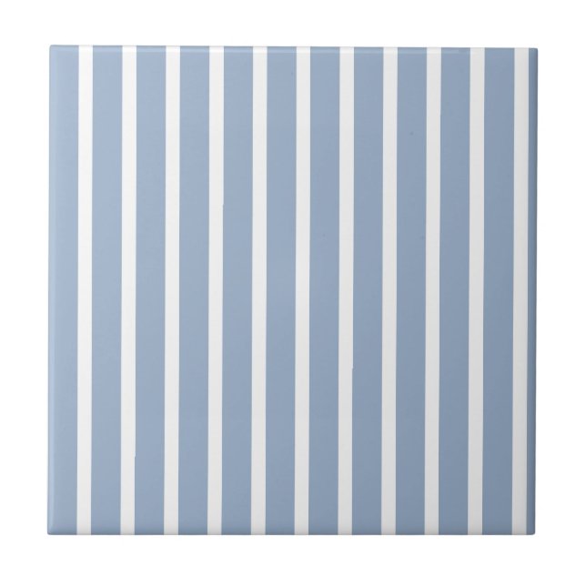Ceramic Tile  Blue Stripe  Fliese (Vorderseite)