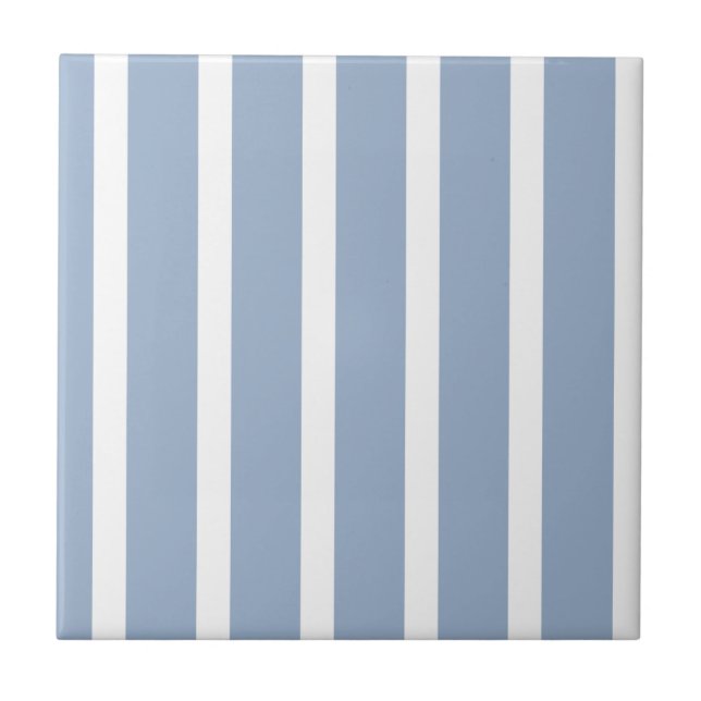 Ceramic Tile  Blue Stripe  Fliese (Vorderseite)
