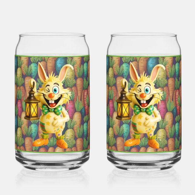 Ceramic Zany Rabbit Soda Glass (Recto)