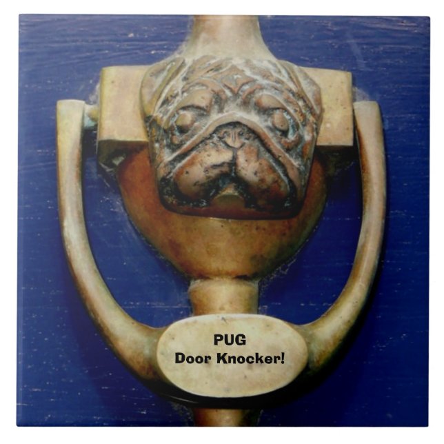 Céramique carreaux Carlin porte Knocker Angleterre (Devant)