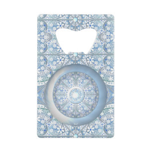 Céramique dentelle bleu clair,