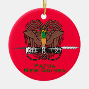 Céramique La Papouasie-Nouvelle-Guinée * ornement en