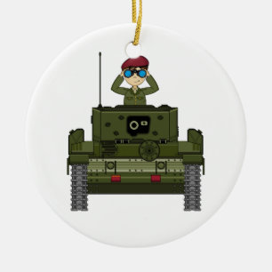 Céramique Soldat mignon d'armée britannique en ornement de