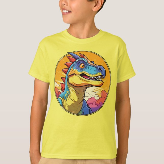 Ceratosaure - T-shirt classique Dinosaure Tee (Devant)