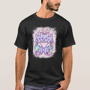 Cerberus 3 Headed Dog Pastel Goth Griechische Myth T-Shirt