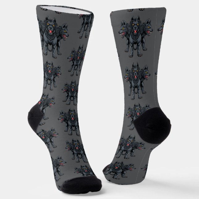 Cerberus Socken (Gewinkelt)