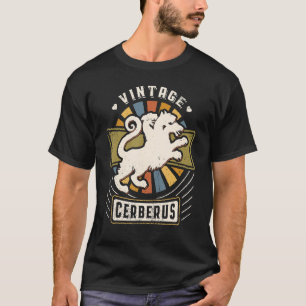 Cerberus Vintag Classic Retro Liebe T-Shirt