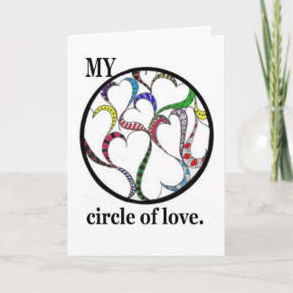 CERCLE DE CARTE D'AMOUR
