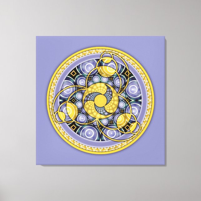 Cercle de culture Mandala 5, Toile Enveloppée (Recto)