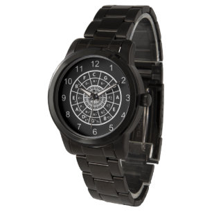 Cercle de musique design des montres cinquièmes