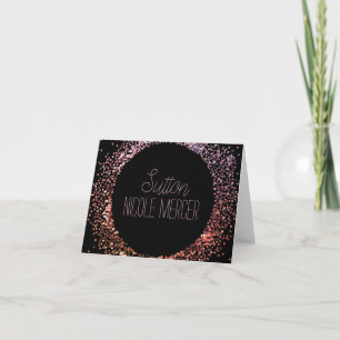 Cercle de Parties scintillant rose