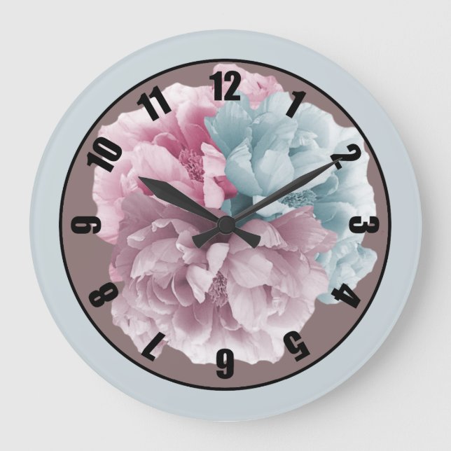 Cercle de pivoine Grande horloge (Recto)