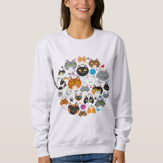 Cercle des chats Sweatshirt féminine