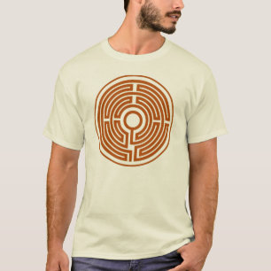 Cercle médiéval de labyrinthe de T-shirt petit