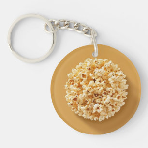 Cercle Popcorn avec un Arrière - plan Brown