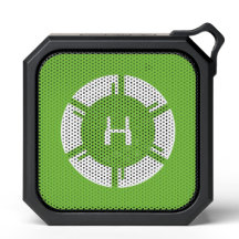 Cercle SciFi Futuriste Avec Monogramme Vert Person